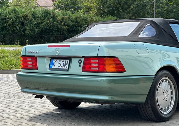 Mercedes-Benz SL cena 145000 przebieg: 99992, rok produkcji 1992 z Kraków małe 704